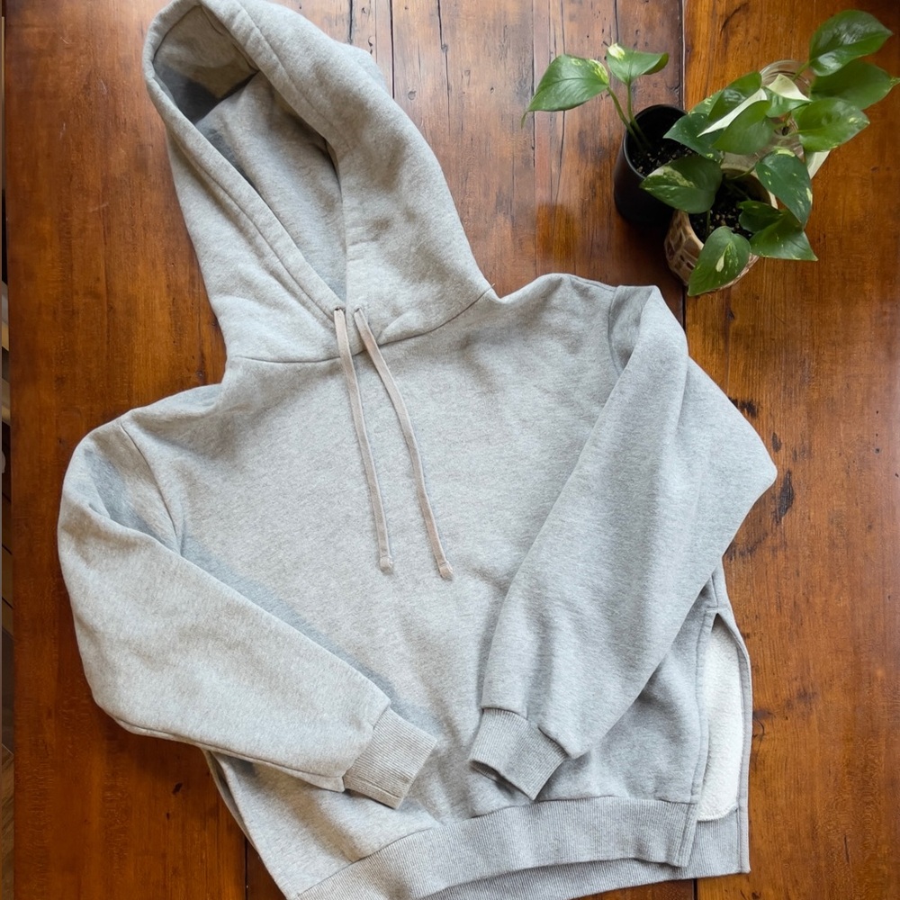 Everlane | XS | Soft Cotton Cozy Hooded Sweatshirt in Grey